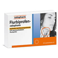 Flurbiprofen-ratiopharm mit Honig- und Zitronengeschmack 8,75mg