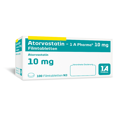 Atorvastatin-1A Pharma 10mg 100 Stck N3