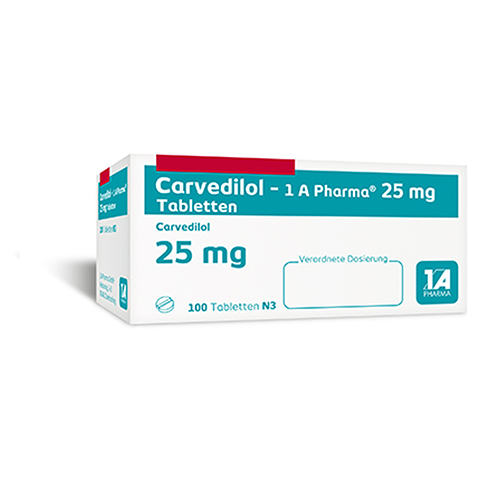 Carvedilol-1A Pharma 25mg 100 Stck N3