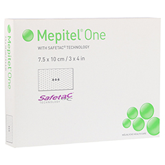 MEPITEL One 7,5x10 cm Silikon Netzverband 10 Stck