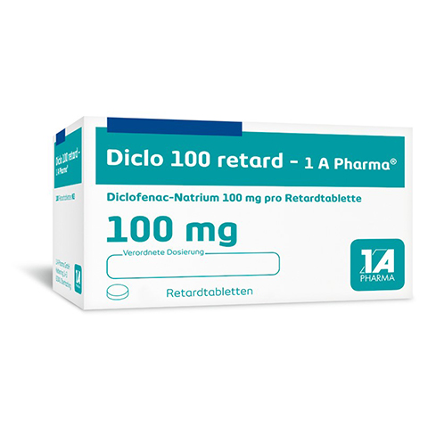 Diclo 100 retard-1A Pharma 20 Stck N1