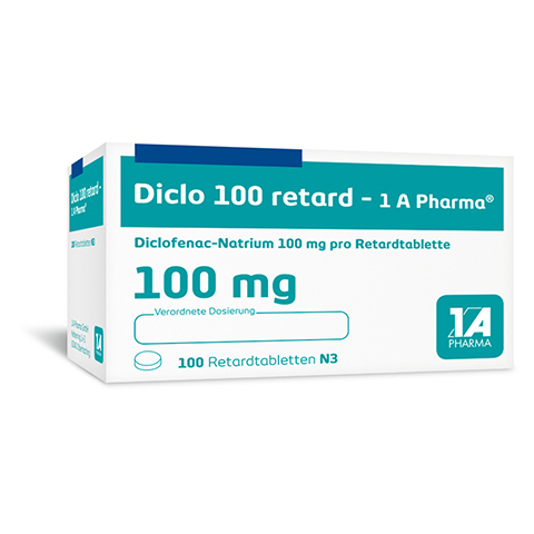 Diclo 100 retard-1A Pharma 100 Stck N3
