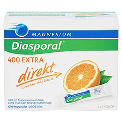 Magnesium Diasporal 400 Extra direkt Granulat 100 Stück - Vorderseite