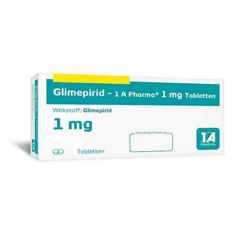 Glimepirid-1A Pharma 1mg 180 Stck N3