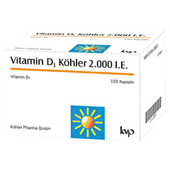 Vitamin D3 Köhler 2.000 IE 120 Stück