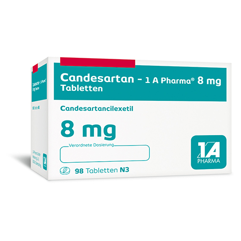 Candesartan-1A Pharma 8mg 98 Stck N3