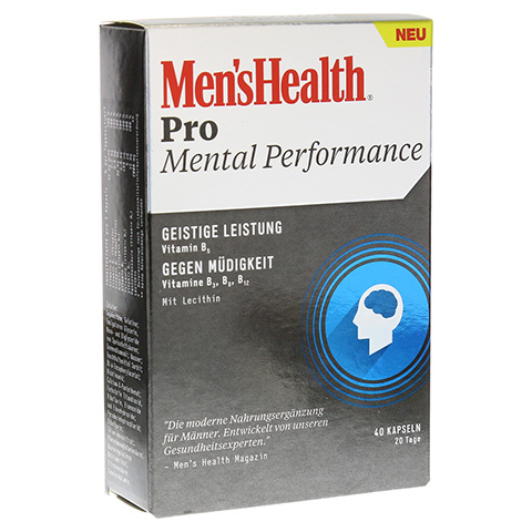 MENS HEALTH Pro Mental Performance Kapseln 40 Stck
