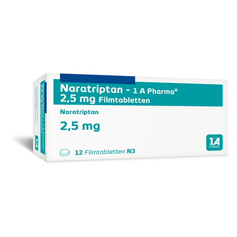 Naratriptan-1A Pharma 2,5mg 12 Stck N3
