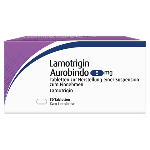Lamotrigin Aurobindo 5mg suspendierbare Tabletten 50 Stck N1