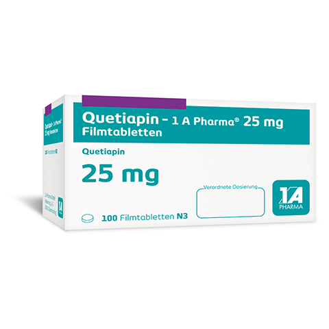 Quetiapin-1A Pharma 25mg 100 Stck N3
