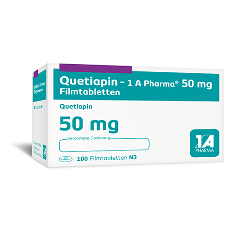 Quetiapin-1A Pharma 50mg 100 Stck N3