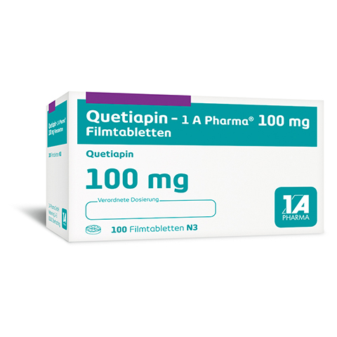 Quetiapin-1A Pharma 100mg 100 Stck N3