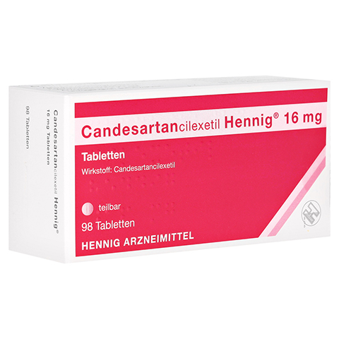 Candesartancilexetil Hennig 16mg 98 Stck N3