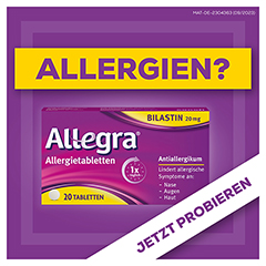 Allegra - schnell bei Heuschnupfen & ganzjhrigen Allergien 20 Stck N1 - Info 1