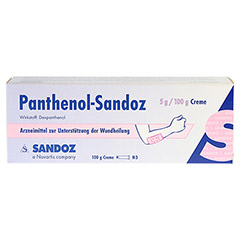 PANTHENOL Sandoz 5 g/100 g Creme 100 Gramm N3 - Vorderseite
