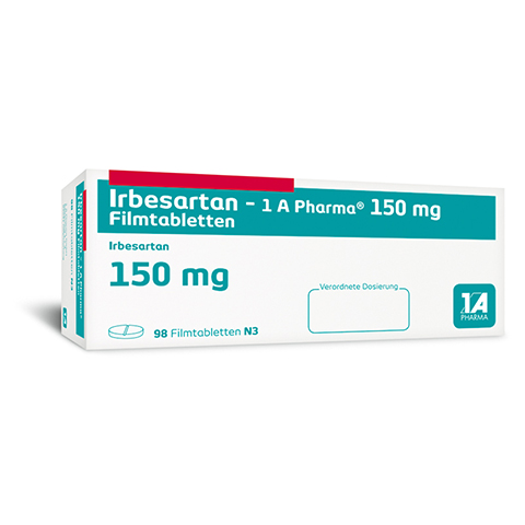 Irbesartan-1A Pharma 150mg 98 Stck N3