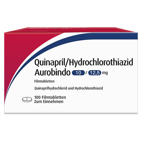 Quinapril/Hydrochlorothiazid Aurobindo 10/12,5mg 100 Stck N3