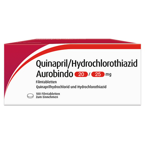 Quinapril/Hydrochlorothiazid Aurobindo 20/25mg 100 Stck N3