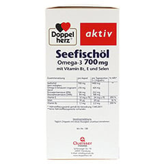 Doppelherz aktiv Seefischl Omega-3 700 mg 120 Stck - Linke Seite