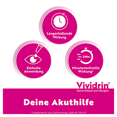Vividrin Azelastin Augentropfen Akuthilfe bei Heuschnupfen und Allergien 6 Milliliter N1 - Info 3