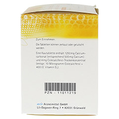 Calcium Vitamin D3 acis 500mg/400 I.E. 100 Stück - Rechte Seite