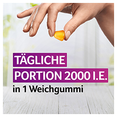 VIGANTOLVIT 2000 I.E. Vitamin D3 Weichgummis 60 Stck - Info 4