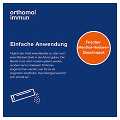 Orthomol Immun Direktgranulat Menthol-Himbeere 30 Stck - Info 4