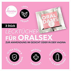 ORAL DAMS Kondome 3 Stck - Info 6