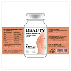 LADY PASSION Beauty Biotin Komplex+Kupfer+Selen 180 Stck - Info 6