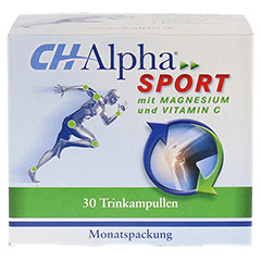 CH ALPHA Sport Trinkampullen 30 Stck - Vorderseite