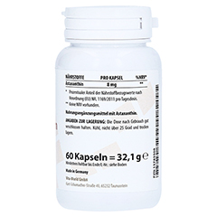 ASTAXANTHIN 8 mg Kapseln 60 Stck - Linke Seite