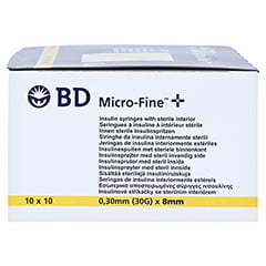 BD Micro-fine + Insulinspritze 0,5 ml U40 100x0.5 Milliliter - Rechte Seite