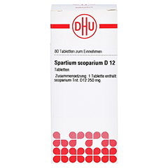SPARTIUM SCOPARIUM D 12 Tabletten 80 Stck N1 - Vorderseite