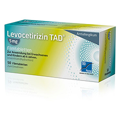 Levocetirizin TAD 5mg 50 Stück N2