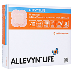ALLEVYN Life 15,4x15,4 cm Silikonschaumverband 10 Stück