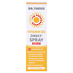 DR.THEISS Vitamin D3 Direkt-Spray 20 Milliliter - Vorderseite