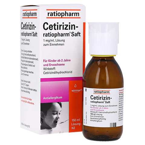 Cetirizin-ratiopharm 150 Milliliter N2