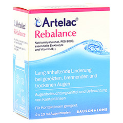 ARTELAC Rebalance Augentropfen 2x10 Milliliter