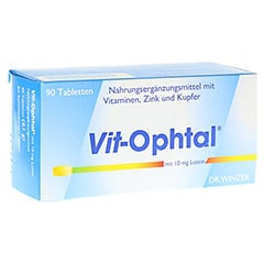 VIT OPHTAL mit 10 mg Lutein Tabletten 90 Stück