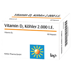 Vitamin D3 Köhler 2.000 IE 60 Stück