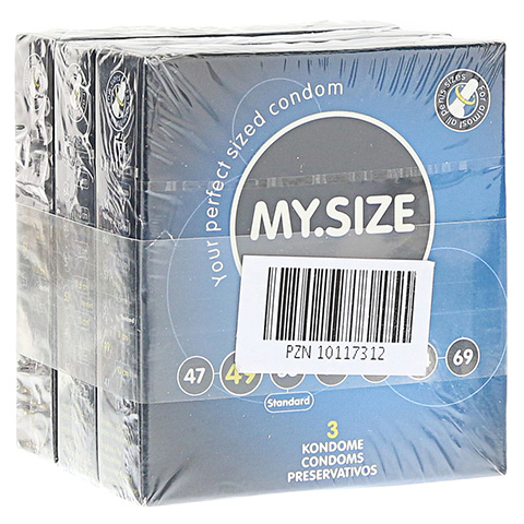 MYSIZE Testpack 49 53 57 Kondome 3x3 Stck