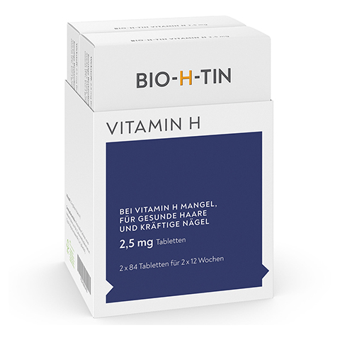 BIO-H-TIN Vitamin H 2,5mg 2x84 Stück