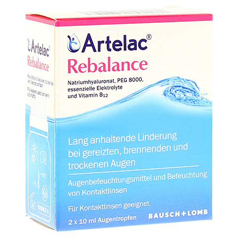 ARTELAC Rebalance Augentropfen 2x10 Milliliter