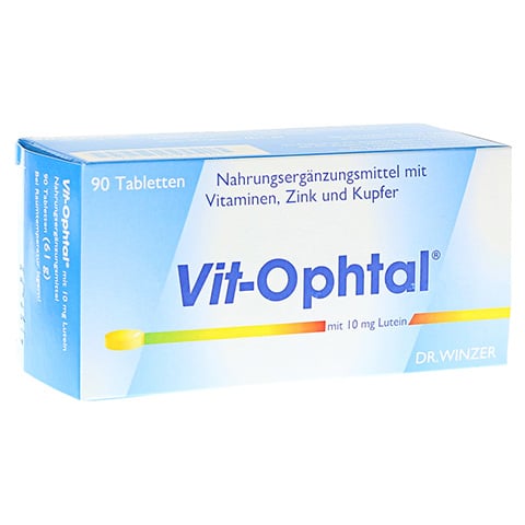 VIT OPHTAL mit 10 mg Lutein Tabletten 90 Stück