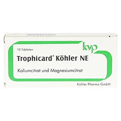 TROPHICARD Köhler NE Tabletten 10 Stück - Vorderseite