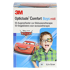 Opticlude 3M Comfort Disney Pflaster Boys midi 50 Stck - Vorderseite
