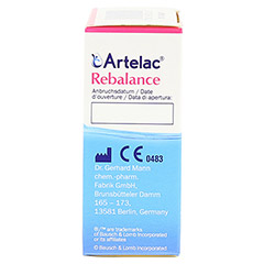 ARTELAC Rebalance Augentropfen 2x10 Milliliter - Rechte Seite