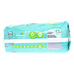 PAMPERS Baby Dry Gr.6 extra large 15+kg Sparpack 22 Stck - Unterseite
