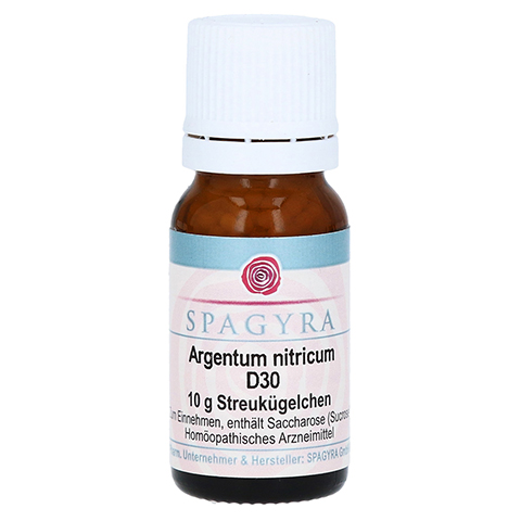 ARGENTUM NITRICUM D 30 Globuli 10 Gramm N1