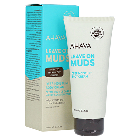 AHAVA Leave on Muds Body Cream 100 Milliliter